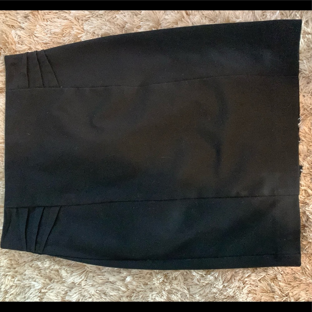 Black pencil skirt